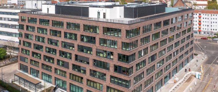 Nachhaltigkeitsergebnis Gold für das Bürogebäude an der Frankfurter Allee in Berlin